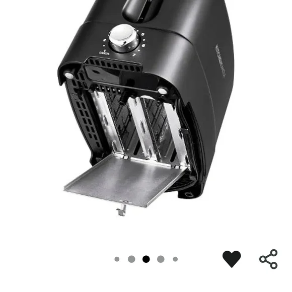 Sleek Black Kitchen Toaster with Modern Design - Picture 5 of 8